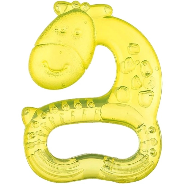 Прорезыватель силиконовый с водой Akuku Жираф (A0358) - Pampik