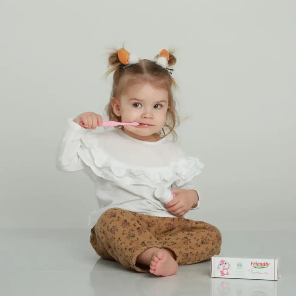 Органическая детская зубная паста Friendly Organic, 50 мл - Pampik - 8