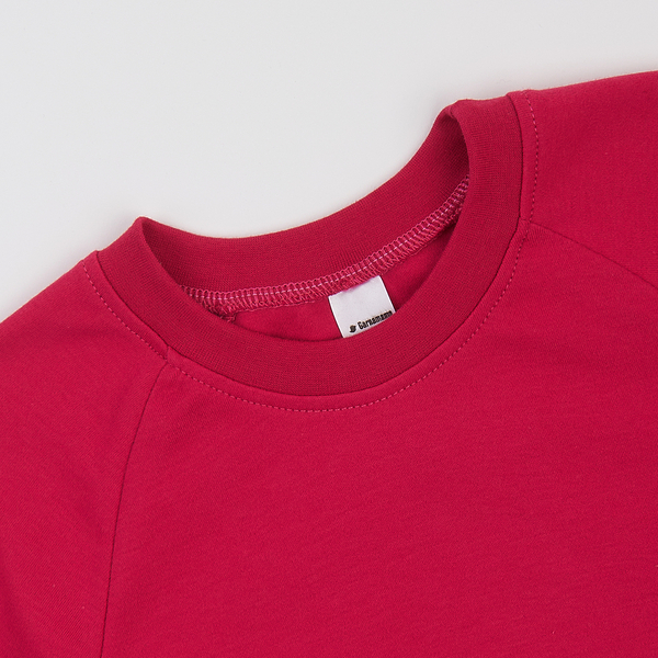 Реглан Garnamama Basic Sweatshirt интерлок 116 Розовый (1075170.1327827) - Pampik - 3