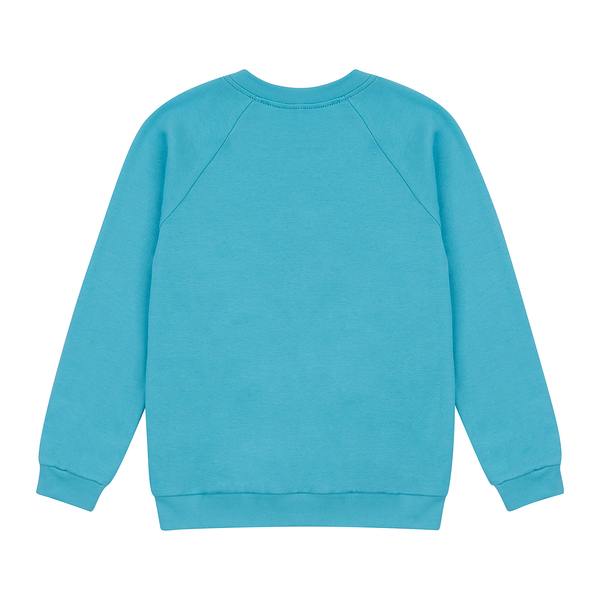 Реглан Garnamama Basic Sweatshirt интерлок 116 Голубой (1075164.1327828) - Pampik - 2