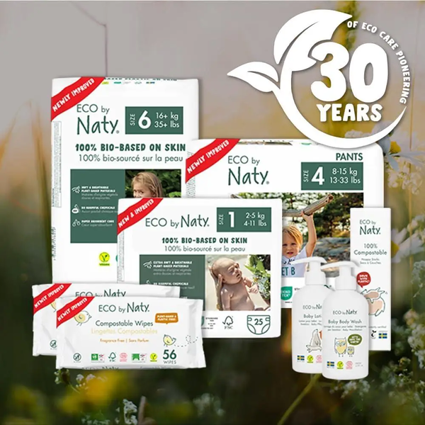 Органічні підгузки на липучках Eco by Naty 4 (7-18 кг), 44 шт. - Pampik - 6