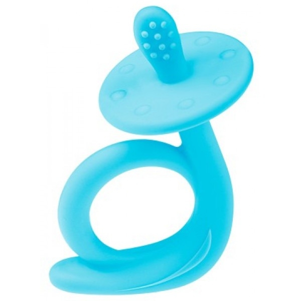 Силіконовий прорізувач Akuku Равлик, синій (A0114) - Pampik