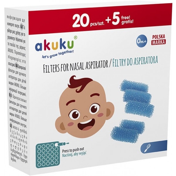 Фильтры для аспиратора Akuku A0036, 25 шт. (A0037) - Pampik