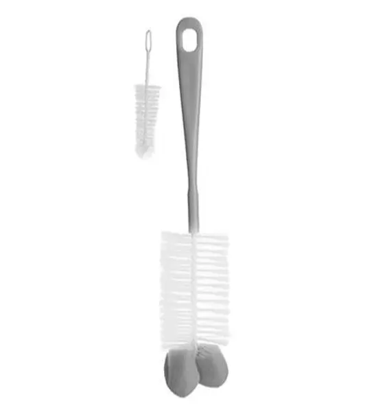 Ершик для бутылочек и сосок BabyOno, серый (720) - Pampik