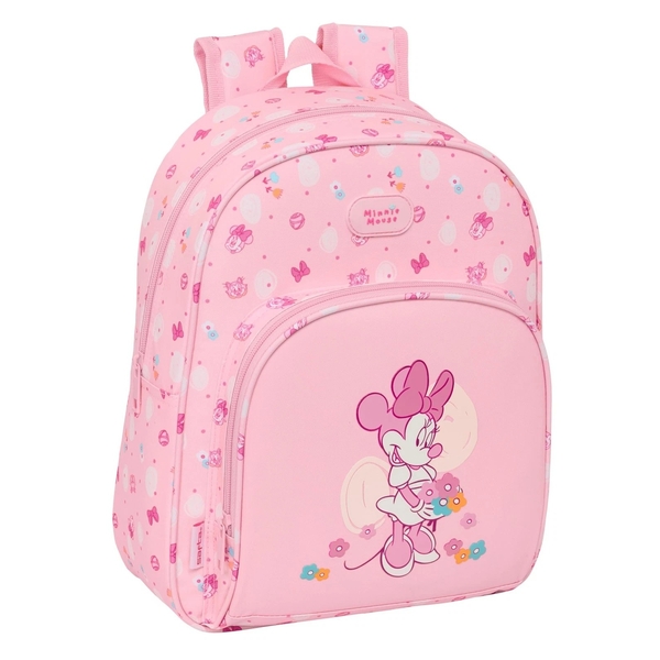 Рюкзак детский Safta Minnie Mouse, 28х10х34 см, розовый (622528609) - Pampik