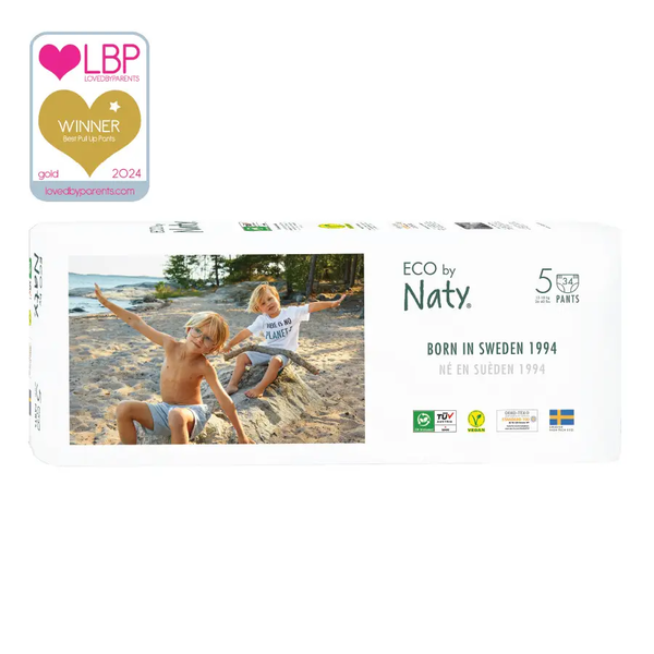 Органічні підгузки-трусики Eco by Naty 5 (12-18 кг), 34 шт. - Pampik - 2