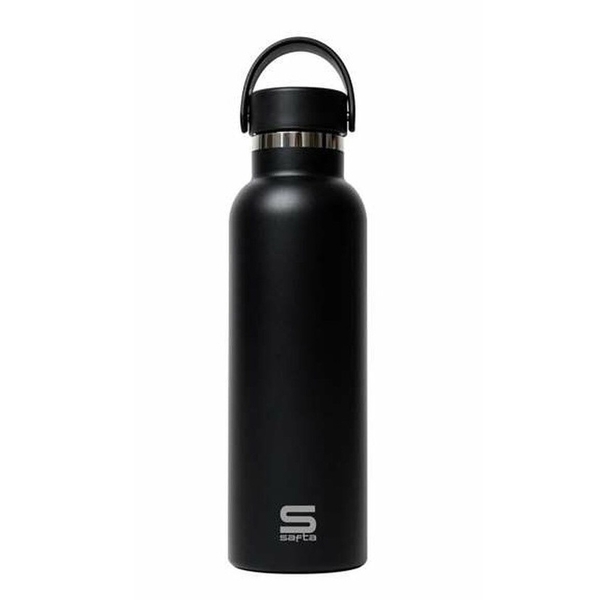 Термопляшка Safta, 600 мл, чорний (322531999) - Pampik