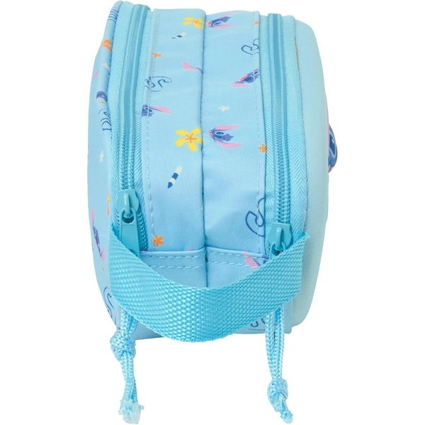 Пенал Safta Stitch 3D, 2 відділення, блакитний (822554512) - Pampik - 3