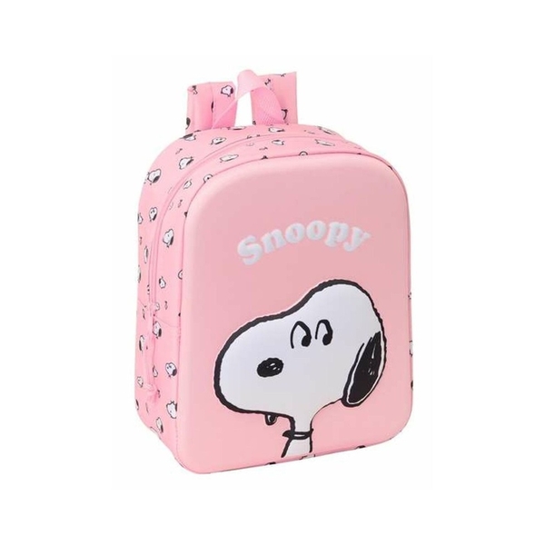Рюкзак детский Safta Snoopy 3D, 27х22х10 см, розовый (622544011) - Pampik