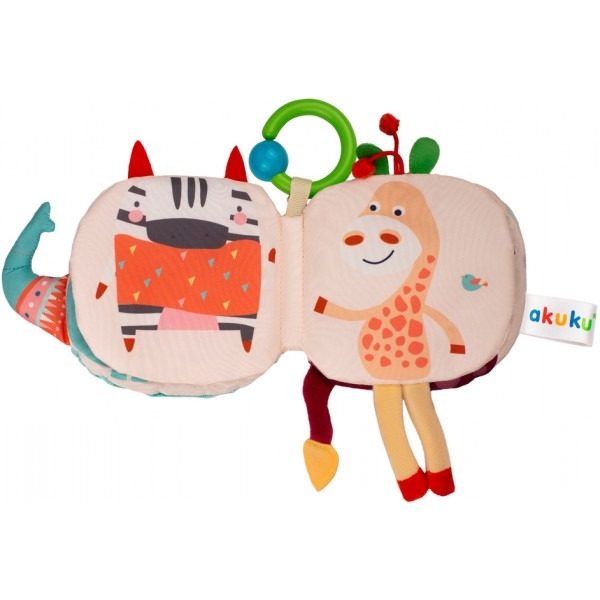 Сенсорная книжка-игрушка Akuku Слоник (A0672) - Pampik - 5