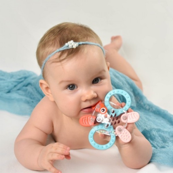 Прорізувач-брязкальце Akuku Космо (A0451) - Pampik - 3