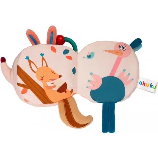 Сенсорна книжка-іграшка Akuku Їжачок (A0673) - Pampik - 5