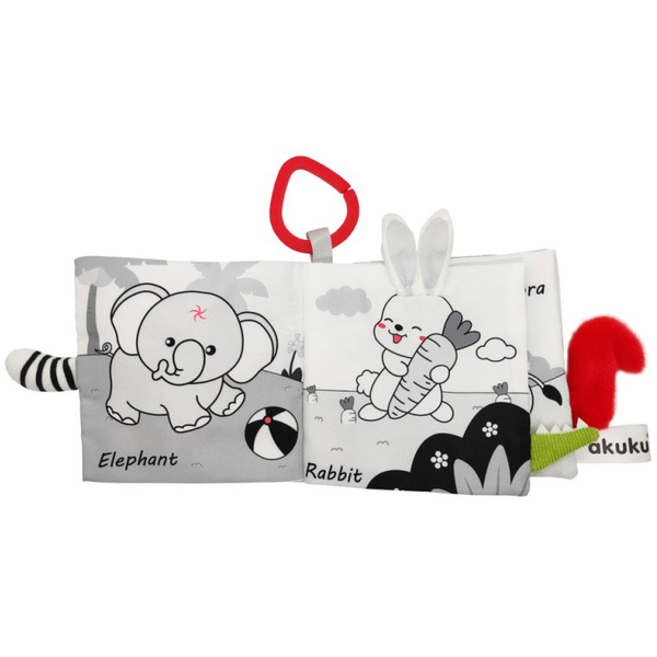 Сенсорна книжка-іграшка Akuku Царство тварин (A0481) - Pampik - 4