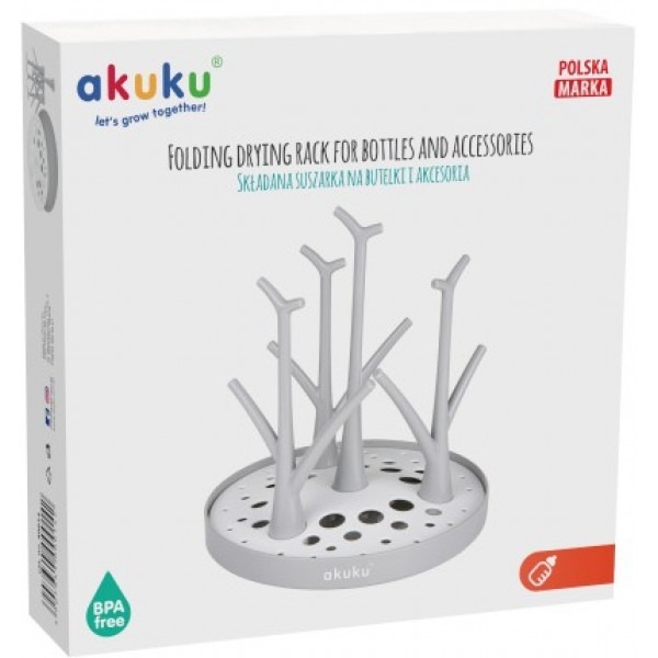Сушилка для бутылочек и аксессуаров Akuku Дерево (A0014) - Pampik - 4