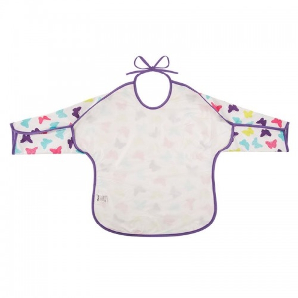 Детский фартук Akuku Бабочки с длинным рукавом, разноцветный (A1743) - Pampik - 2