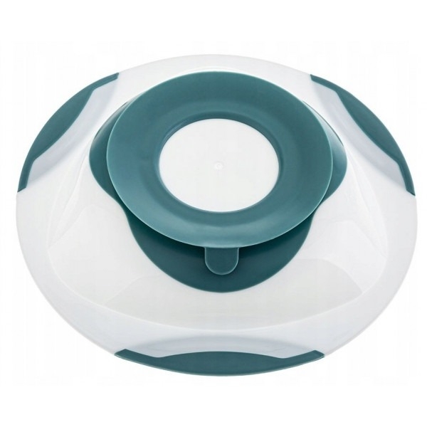 Тарілка на присосці Akuku білий-бірюзовий (A0524) - Pampik - 4