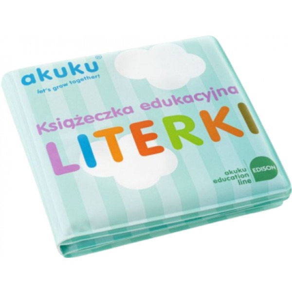 Развивающая мягкая книжка-игрушка Akuku Буквы (A0475) - Pampik