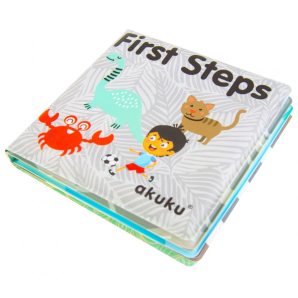 Розвиваюча м'яка книжка-іграшка Akuku Перші кроки (A0477) - Pampik - 2