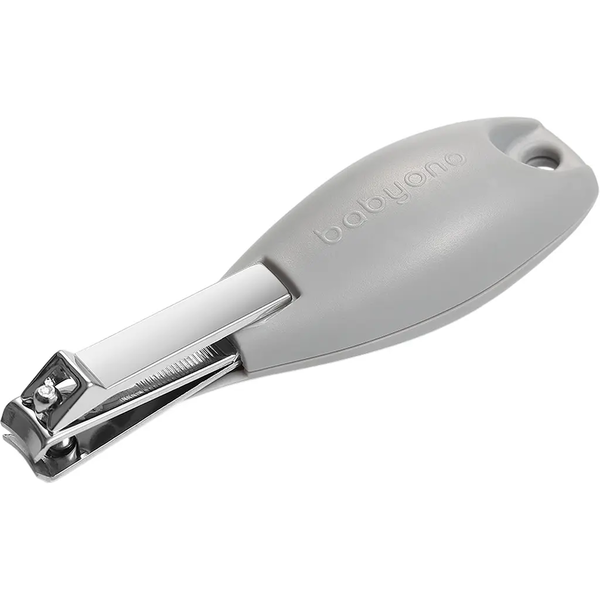 Щипчики для нігтів з ручкою BabyOno, сірі - Pampik