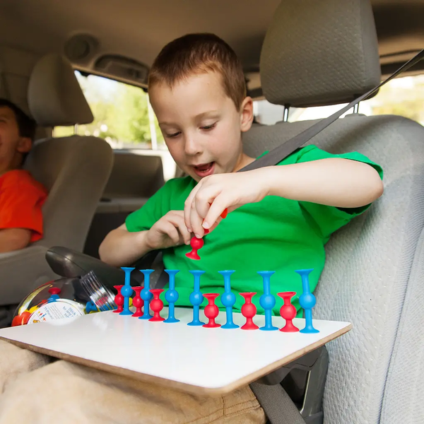 Конструктор Fat Brain Toys Mini Squigz з присосок, 75 присосок - Pampik - 6