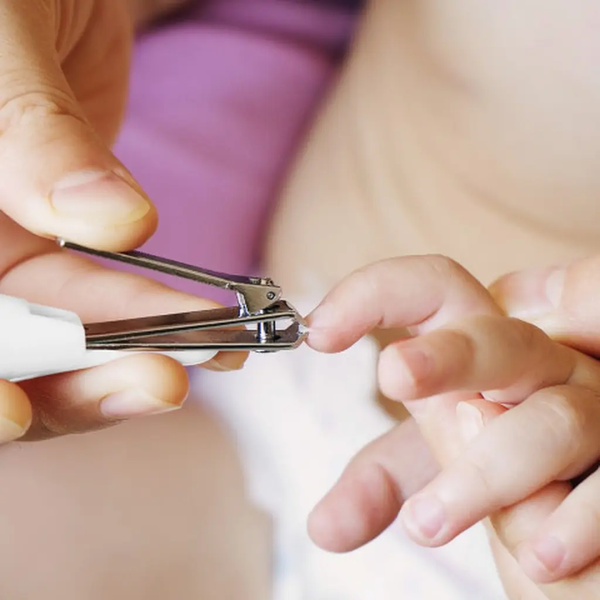 Щипчики для нігтів з ручкою BabyOno, сірі - Pampik - 3