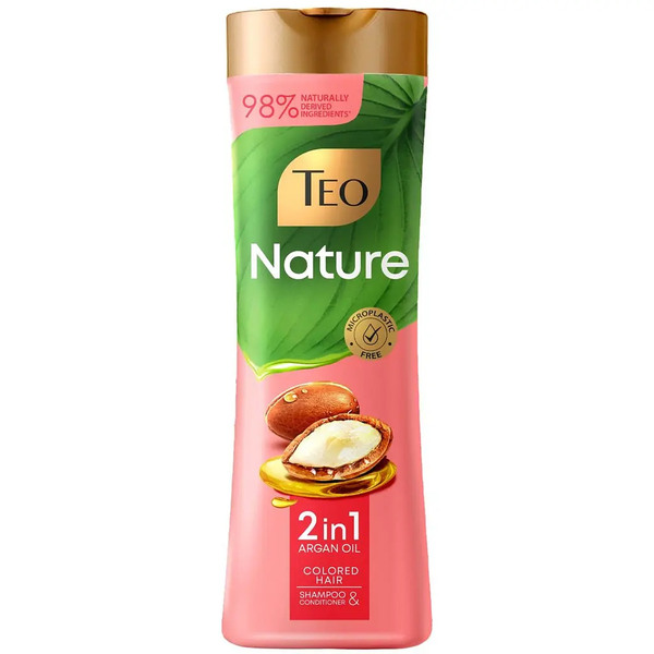 Шампунь Teo Nature 2 in 1 Argan Oil, 350 мл - Pampik