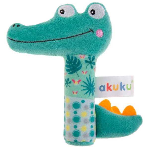Плюшеве брязкальце Akuku Крокодил (A0644) - Pampik - 2