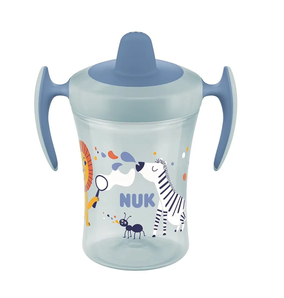 Поильник NUK Evolution Trainer Cup, 230 мл, от 6 мес., синий - Pampik