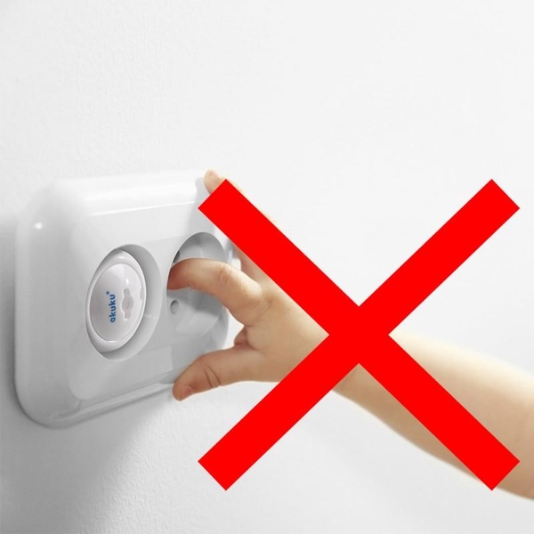 Защита для розеток Akuku, 6 шт., белый (A0651) - Pampik - 6