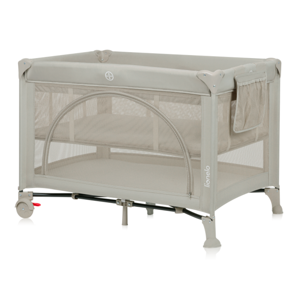 Манеж-кроватка Lionelo Laura Beige Sand (LO-LAURA BEIGE SAND) - Pampik - 4