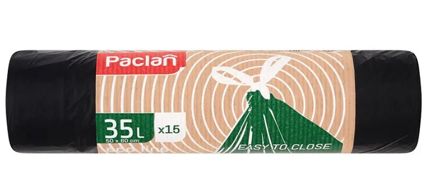 Мішки Paclan для сміття Eco Line 35 л, 15 шт. - Pampik