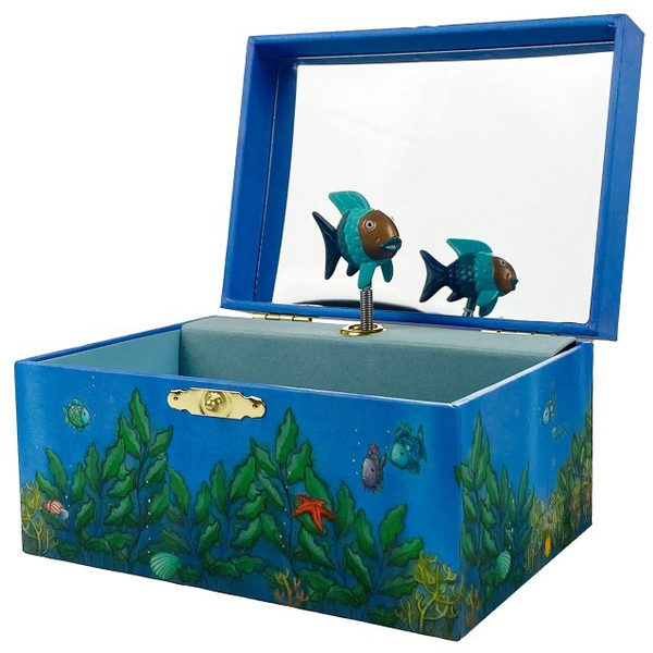 Музична скринька Trousselier Райдужна риба, світиться в темряві (S91066) - Pampik - 2