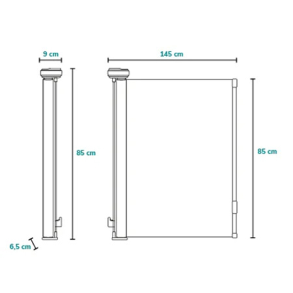 Захисний бар'єр Lionelo Theo Grey Concrete (LO-THEA GREY CONRETE) - Pampik - 6