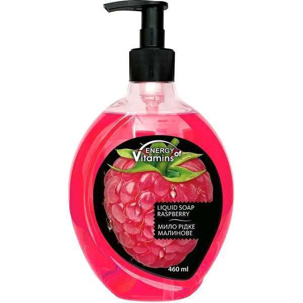 Рідке мило Energy of Vitamins Малинове, 460 мл - Pampik