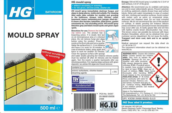 Средство для удаления грибка и плесени HG, 500 мл - Pampik - 2
