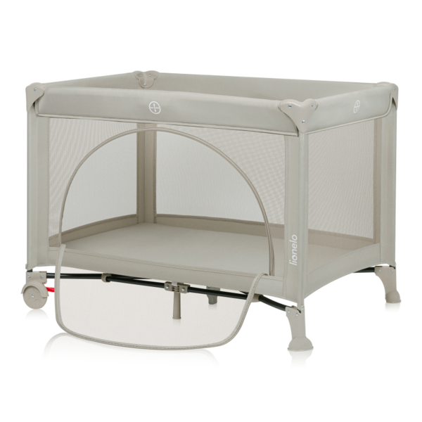 Манеж-кроватка Lionelo Laura Beige Sand (LO-LAURA BEIGE SAND) - Pampik - 5