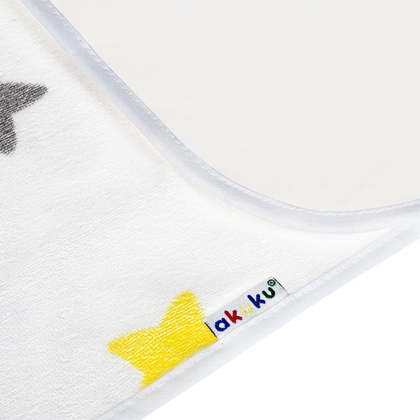 Килимок для сповивання Akuku Зірки, 70x50 см, білий (A1045) - Pampik - 2