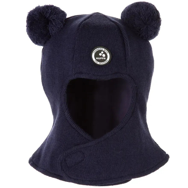 Шапка-шолом в'язана Huppa Charlie, р.XS, темно-синій (94410008-00086-0XS) - Pampik