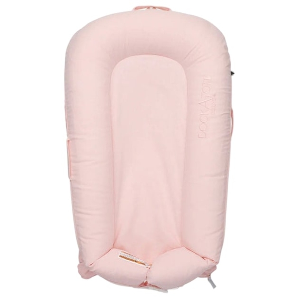 Змінний чохол для матраца-кокона DockATot Deluxe+, 0-8 міс., Blossom Chambray (204145) - Pampik - 2