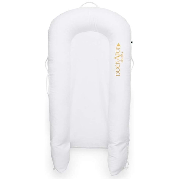 Сменный чехол для матраса-кокона DockATot Deluxe+, 0-8 мес., Pristine White (20301) - Pampik - 3