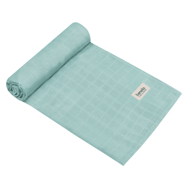 Набор пеленок Lionelo Bamboo Set Dot, 70х70 см, 3 шт., бело-голубой (LO-BAMBOO SET DOT) - Pampik - 5