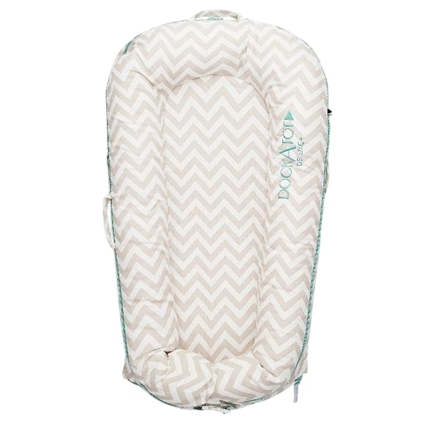 Матрац-кокон DockaTot Deluxe+, 0-8 міс., Silver Lining (10302) - Pampik