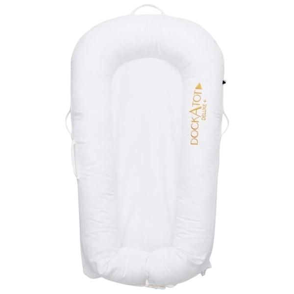 Матрац-кокон DockaTot Deluxe+, 0-8 міс., Pristine White (10301) - Pampik