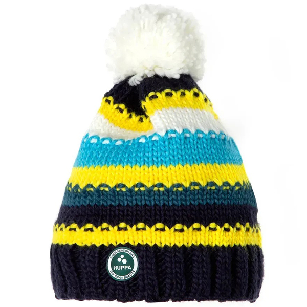 В'язана шапка Huppa Pat, р.S, білий помпон (94210000-00120-00S) - Pampik - 2