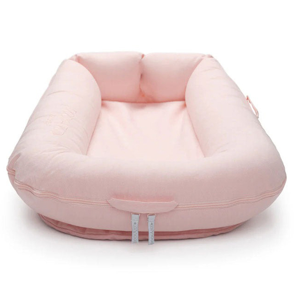 Змінний чохол для матраца-кокона DockATot Deluxe+, 0-8 міс., Blossom Chambray (204145) - Pampik - 4