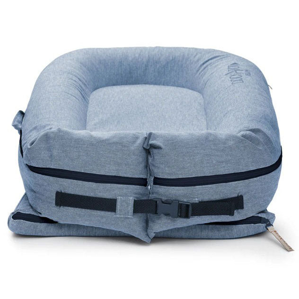 Матрац-кокон DockaTot Deluxe+, 0-8 міс., Indigo Chambray (10394) - Pampik - 2