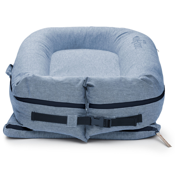 Сменный чехол для матраса-кокона DockATot Deluxe+, 0-8 мес., True Blue (20394) - Pampik - 3