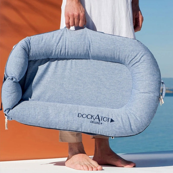 Матрац-кокон DockaTot Deluxe+, 0-8 міс., Indigo Chambray (10394) - Pampik - 6