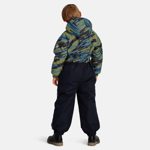 Дитячий зимовий комбінезон Huppa Wille 1, р.116, неоновий зелений з принтом/темно-сірий (36430120-32179-116) - Pampik - 4