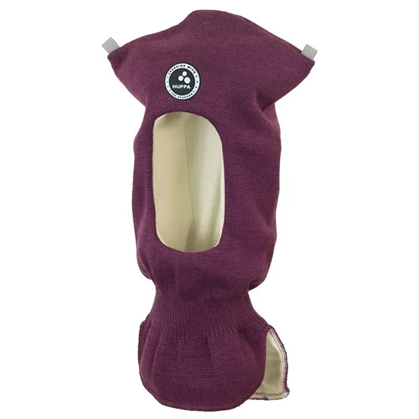Шапка-шолом в'язана Huppa Coco 1, р.L, бордовий (85070100-80034-00L) - Pampik